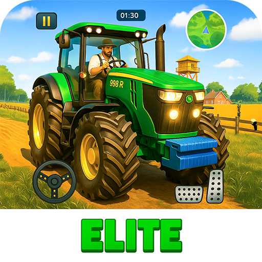 Trecker Simulator Spiele - Landwirtschafts Simulator mit Traktor, Harvester & Truck - Bauernhof Spiel für Farming Simulation & Transport Missions