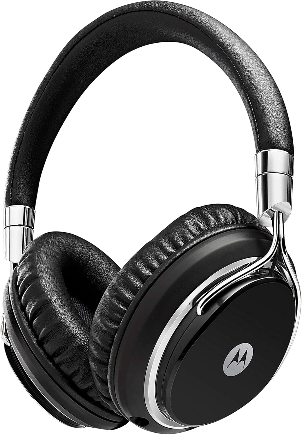 Motorola SH003BK Pulse M Over Ear Wired Headphones & Mic Premium Metal Design