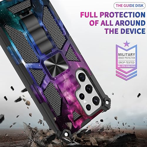 Miniatura 7 de Funda para Galaxy S22 Ultra (no compatible con S22) con protector de pantalla de mascotas HD 3D (cobertura completa) resistente a prueba de golpes