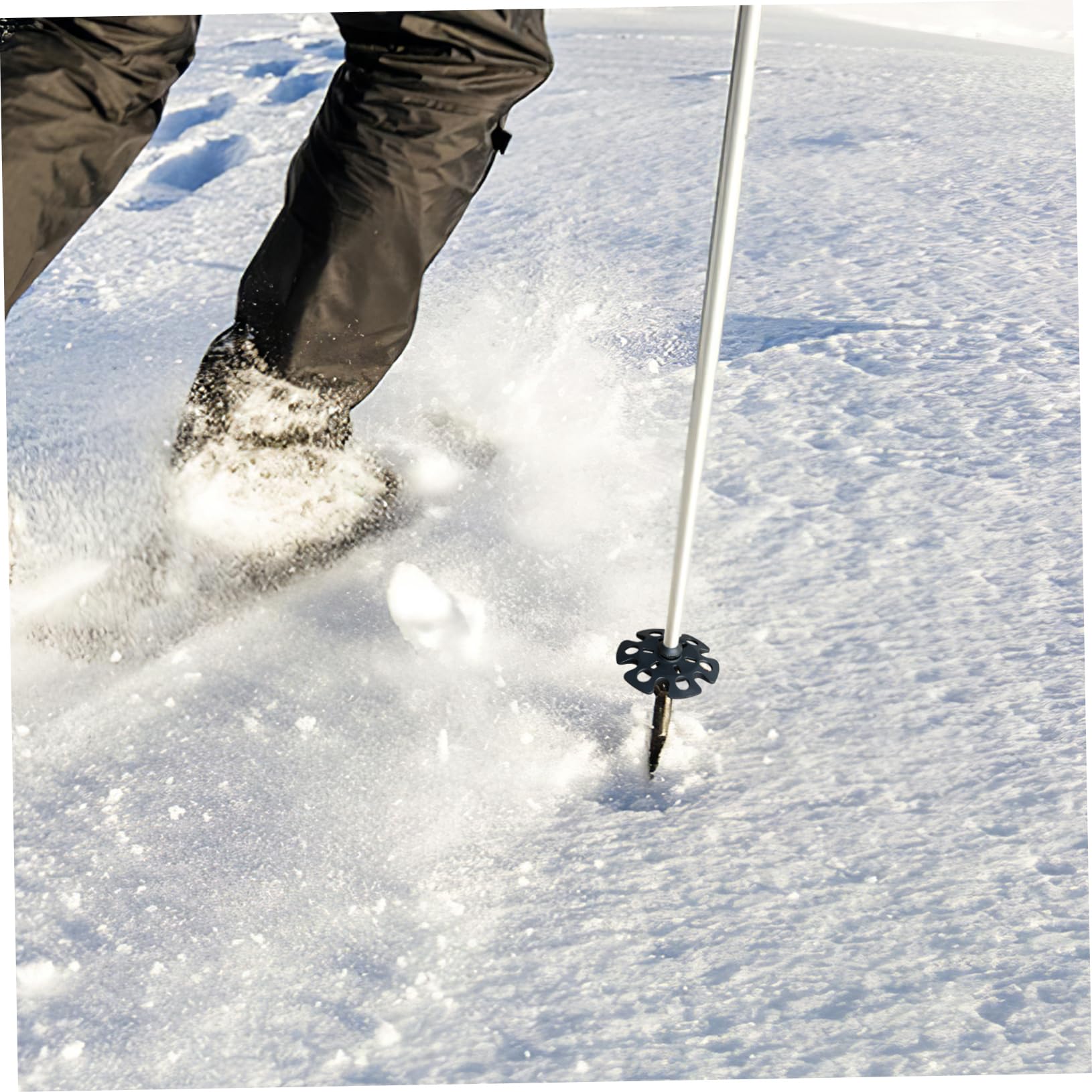 ibasenice 4pièces Embout De De Randonnée Caoutchouc Disque De Neige Protection Embout Accessoires De Randonnée pour Trekking Et Camping