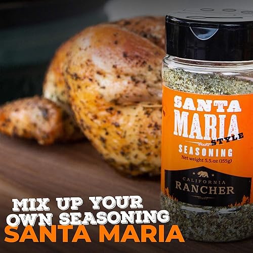 Miniatura 8 de Condimento de carne estilo Santa María y condimento para parrilla (28 onzas), y Oaky & Smoky (6 onzas) para barbacoa, chile y fajita, paquete de 2