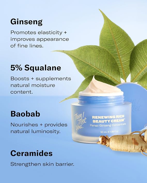 Then I Met You Renewing Rich Beauty Cream, Korean Skin Care Moisturizer