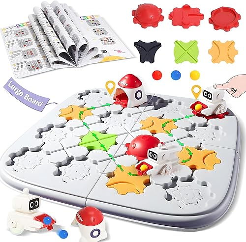 Smart Logical Road Builder Brain Teasers Juego de rompecabezas, juguete educativo de aprendizaje STEM, juguete Montessori preescolar de viaje de