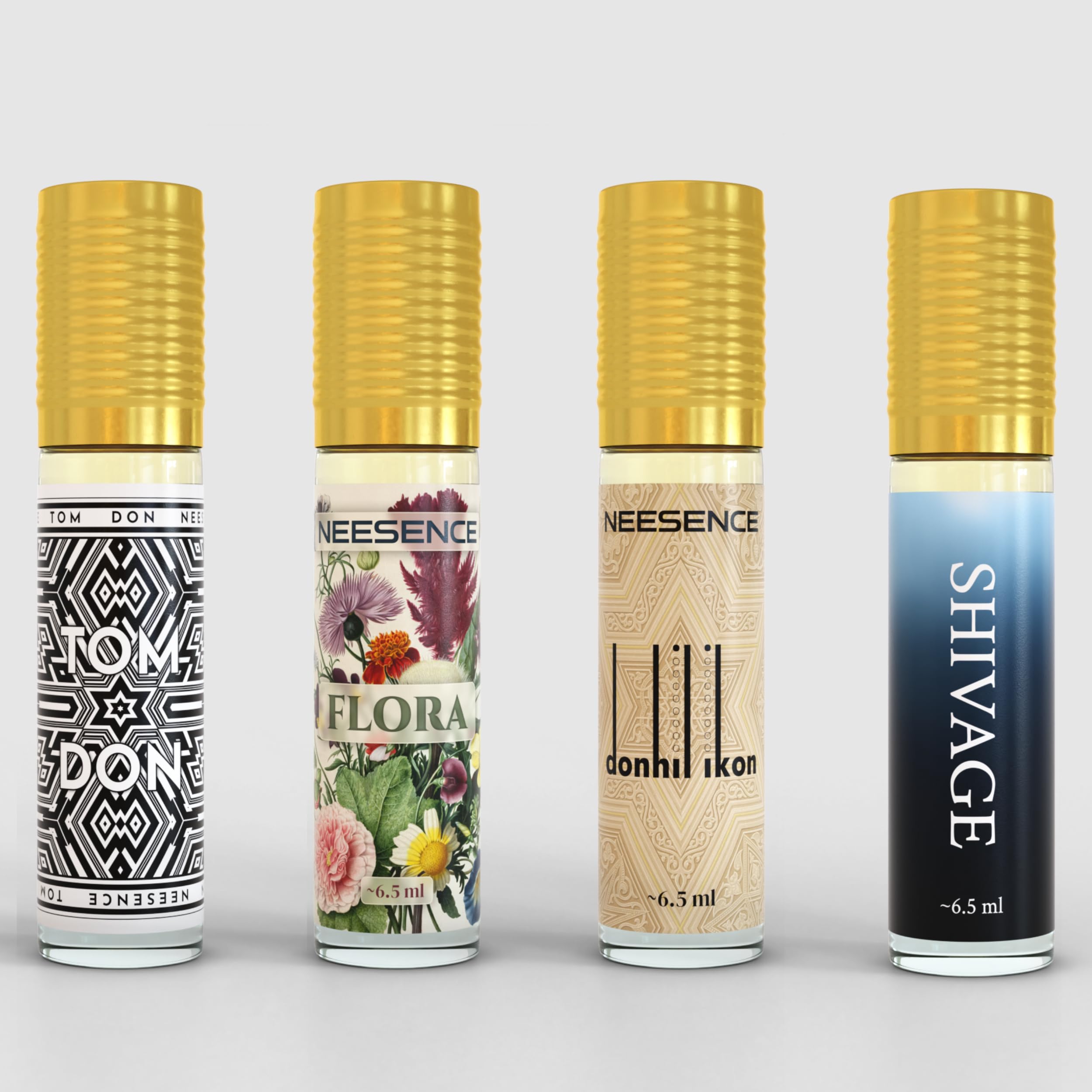 NEESENCE Luxury Attar Combo Set 6.5ml each Pack of 4 | Super Long Lasting 100% Alcohol Free & Pure | Best For Men Women Itra | SRK Special Luxury Perfume Oil-image-40