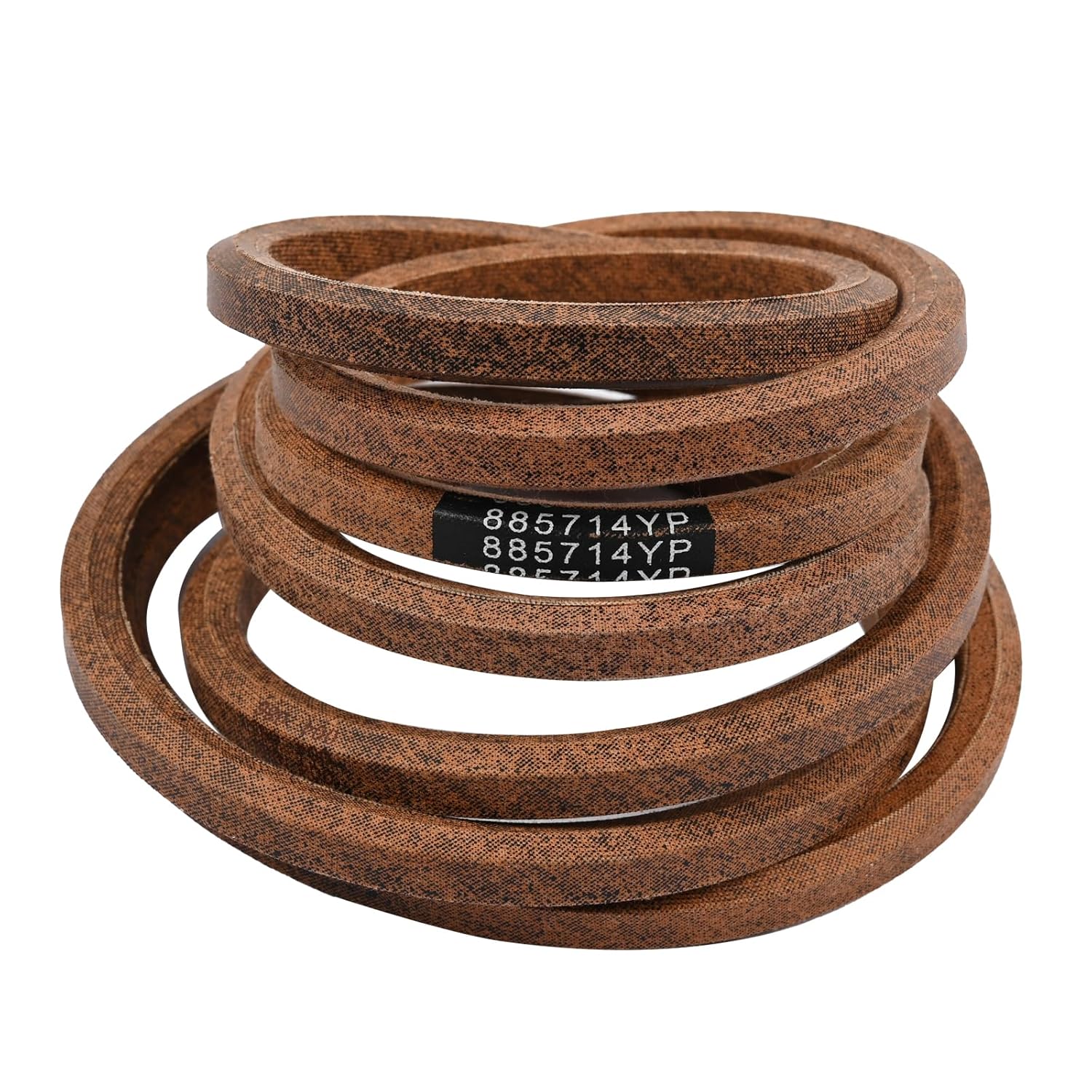 Aramid Cord Dry Wrapped V-Belt, 885714YP Mower Deck Drive Belt Compatible with Ferris 400s Series 48" Deck Lawn Mower, Drive V-Belt 112.48", Lawn Tractor 48 Inch Deck V-Belt Replacement