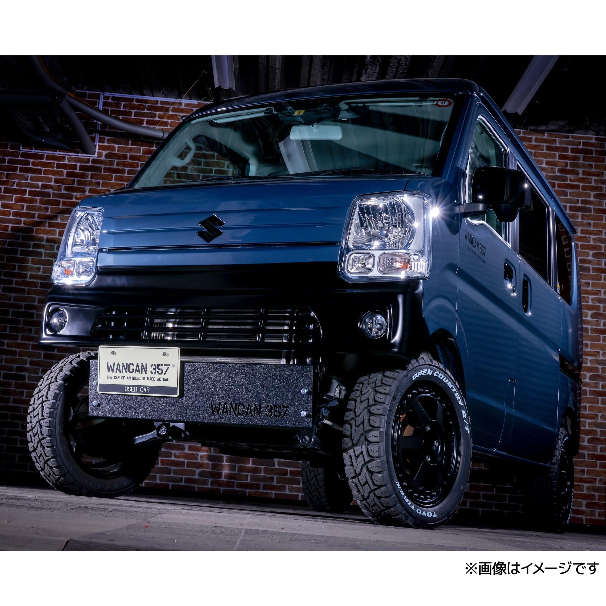 Amazon.co.jp: WANGAN357 スキッドバンパー フロント エブリイワゴン