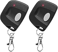 CreaCity 300MHz Multi-Code Garage Door Remote - 10 DIP Switch Keychain Replacement for Linear 3089, 3060, 3070, MCS308911