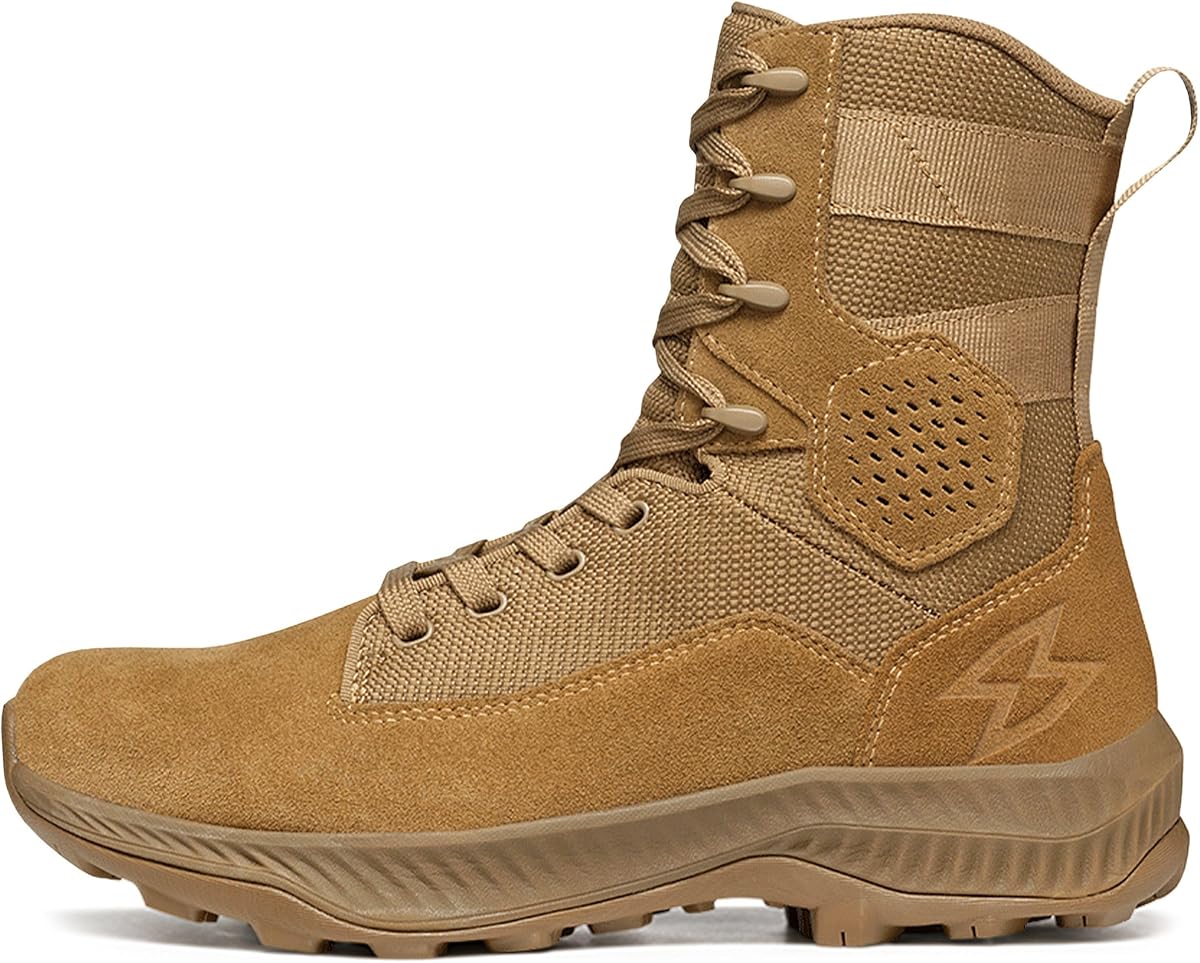 GARMONT TACTICAL T8 Falcon Suede Combat Boots | For Men and Women, AR670-1 Compliant, Designed for Military, Army and Air Force use, Lightweight, Breathable