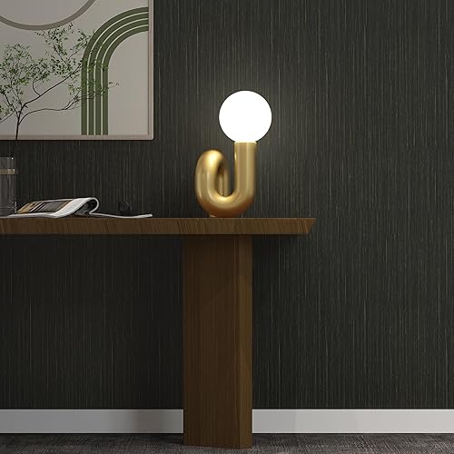 Miniatura 2 de YENHOME Papel tapiz de madera gris de 118 x 30 pulgadas papel tapiz de madera texturizada para pared papel de pared autoadhesivo papel de contacto