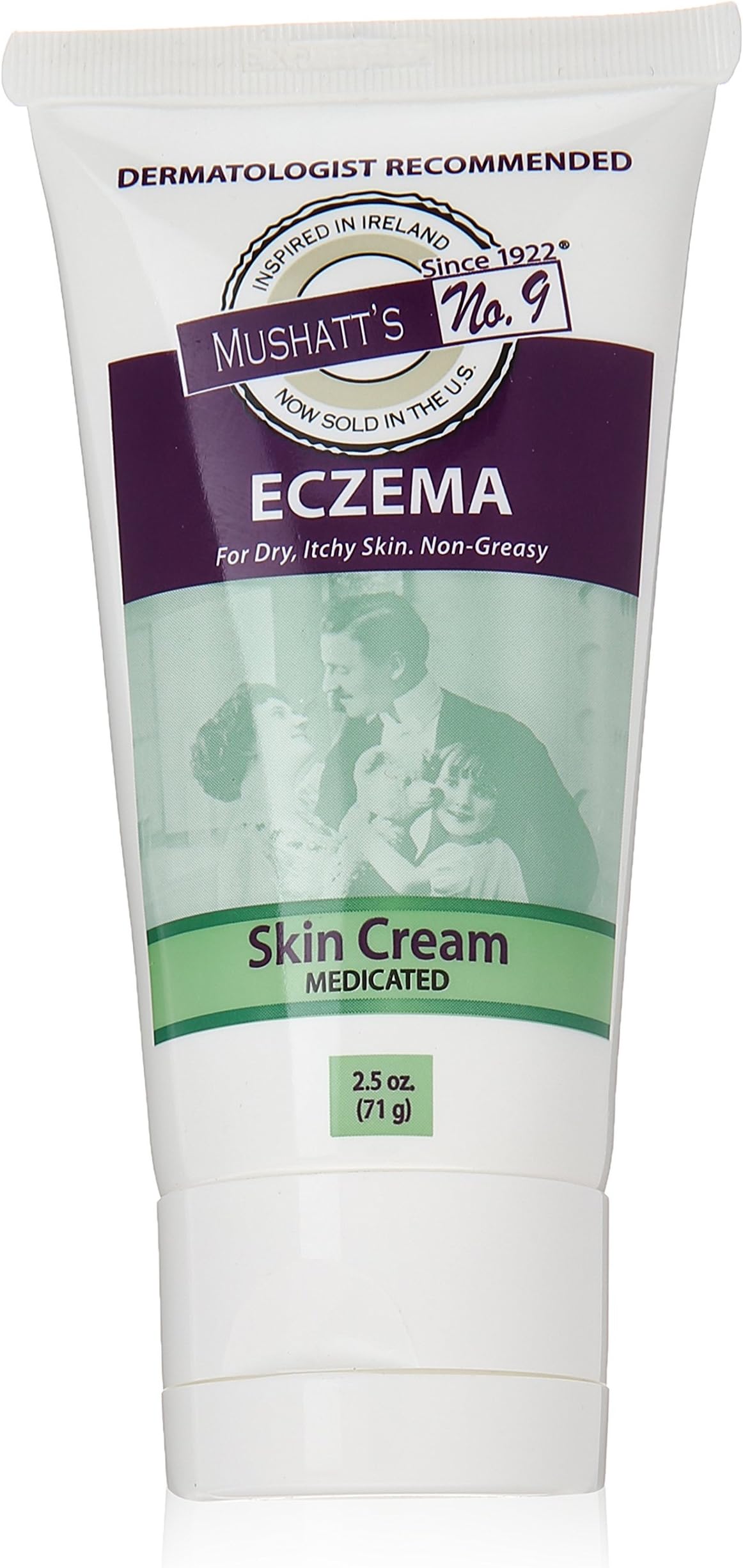 Mushatt's No. 9 Eczema Skin Cream, 2.5 Ounce