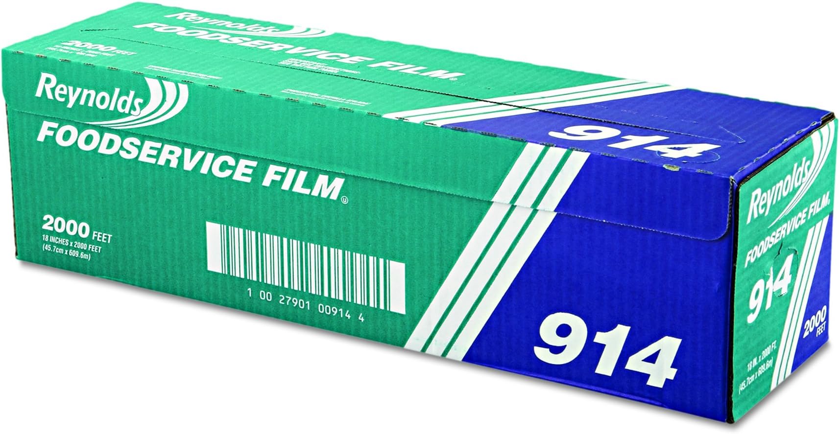 Reynolds Wrap 914 PVC Film Roll w/Cutter Box, 18Inch x