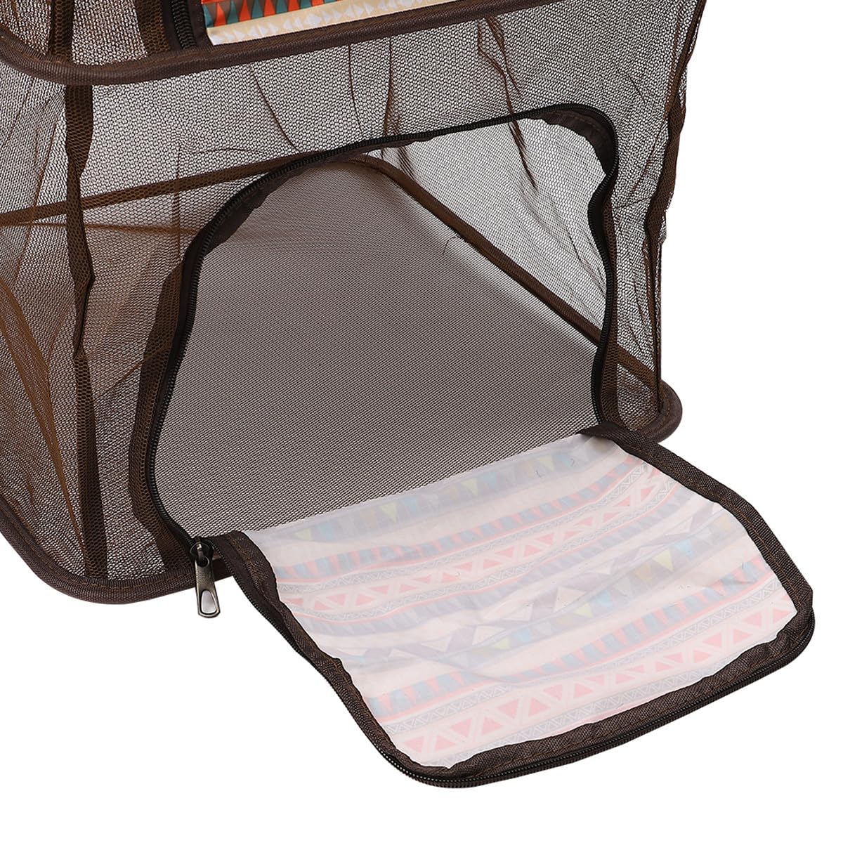 Uonlytech Cestino Rete Appendibile in per Campeggio Resistente e Leggero per Asciugatrice Pieghevole Nylon Multi-strato Organizzatore Salvaspazio Esterni Pesca