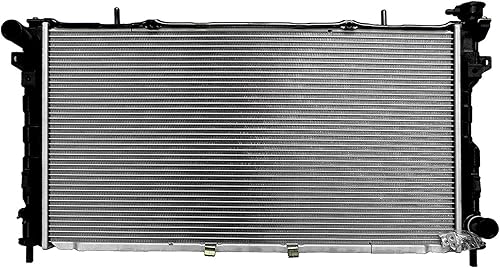 SCITOO Radiador 2795 + abrazadera de manguera de 0.31 a 0.39 pulgadas, 4 piezas para Chrysler para Town & Country 2005-2007 para Chrysler 2005-2007
