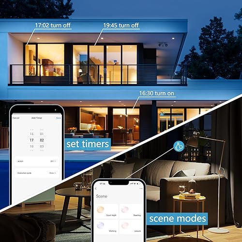 Miniatura 6 de I-SHUNFA Bombillas LED G9 inteligentes Wi-Fi, compatibles con AlexaGoogle Assistant, regulables, blanco cálido a blanco frío, brillo ajustable