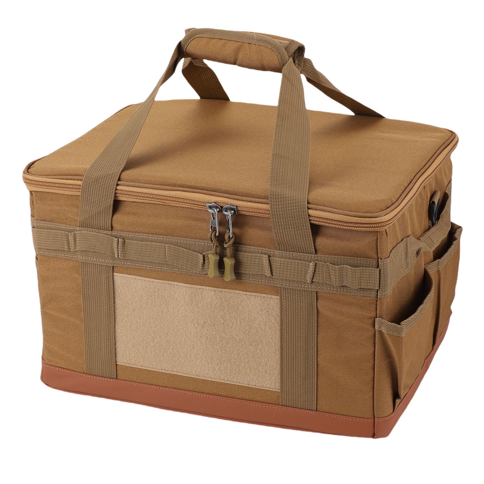 Borsa Portaoggetti da Campeggio, Organizer Pieghevole da 30 Litri in Tessuto Oxford con Divisori Rimovibili per Campeggio e Viaggi all'aperto