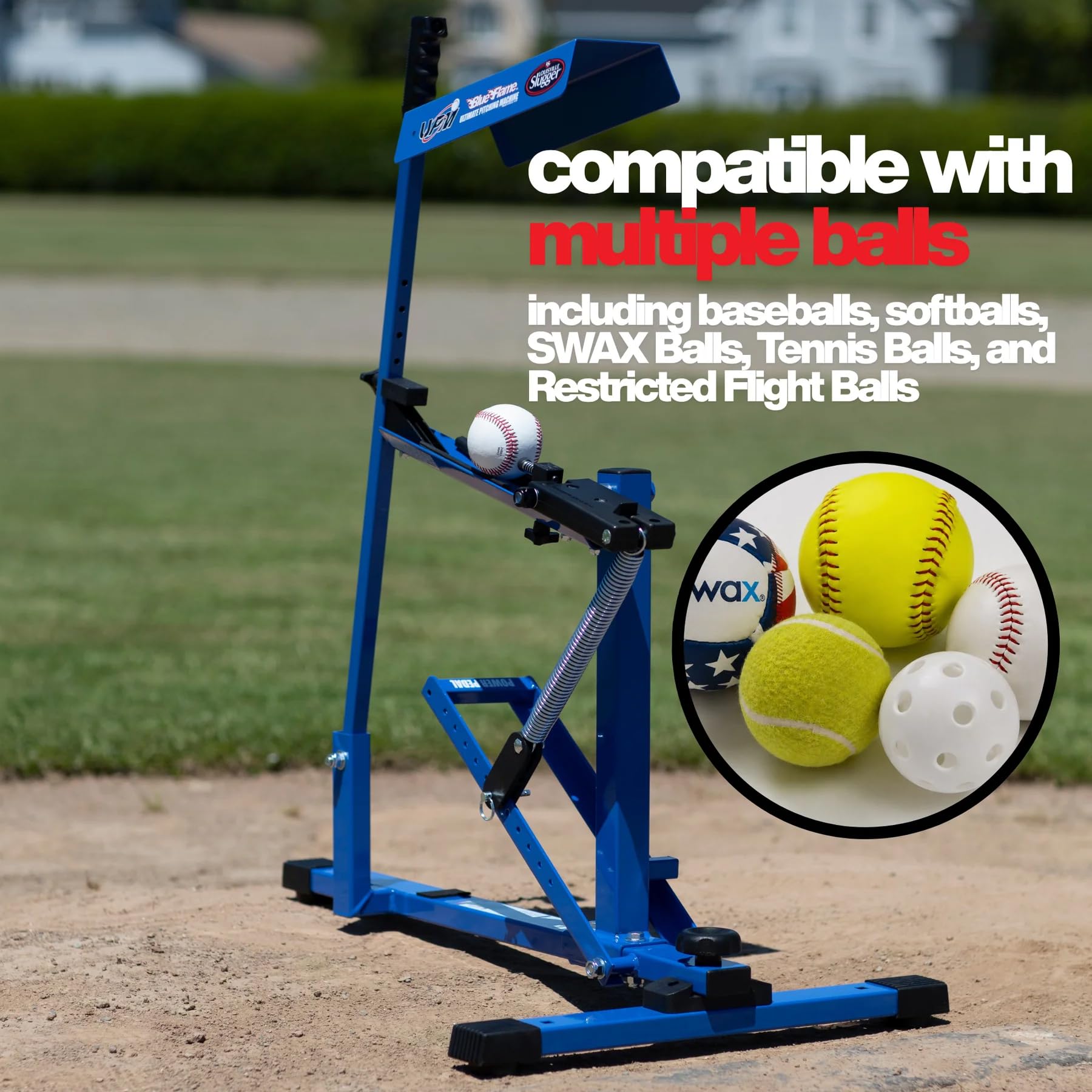 Amazon.com : Louisville Slugger Blue Flame Pitching Machine