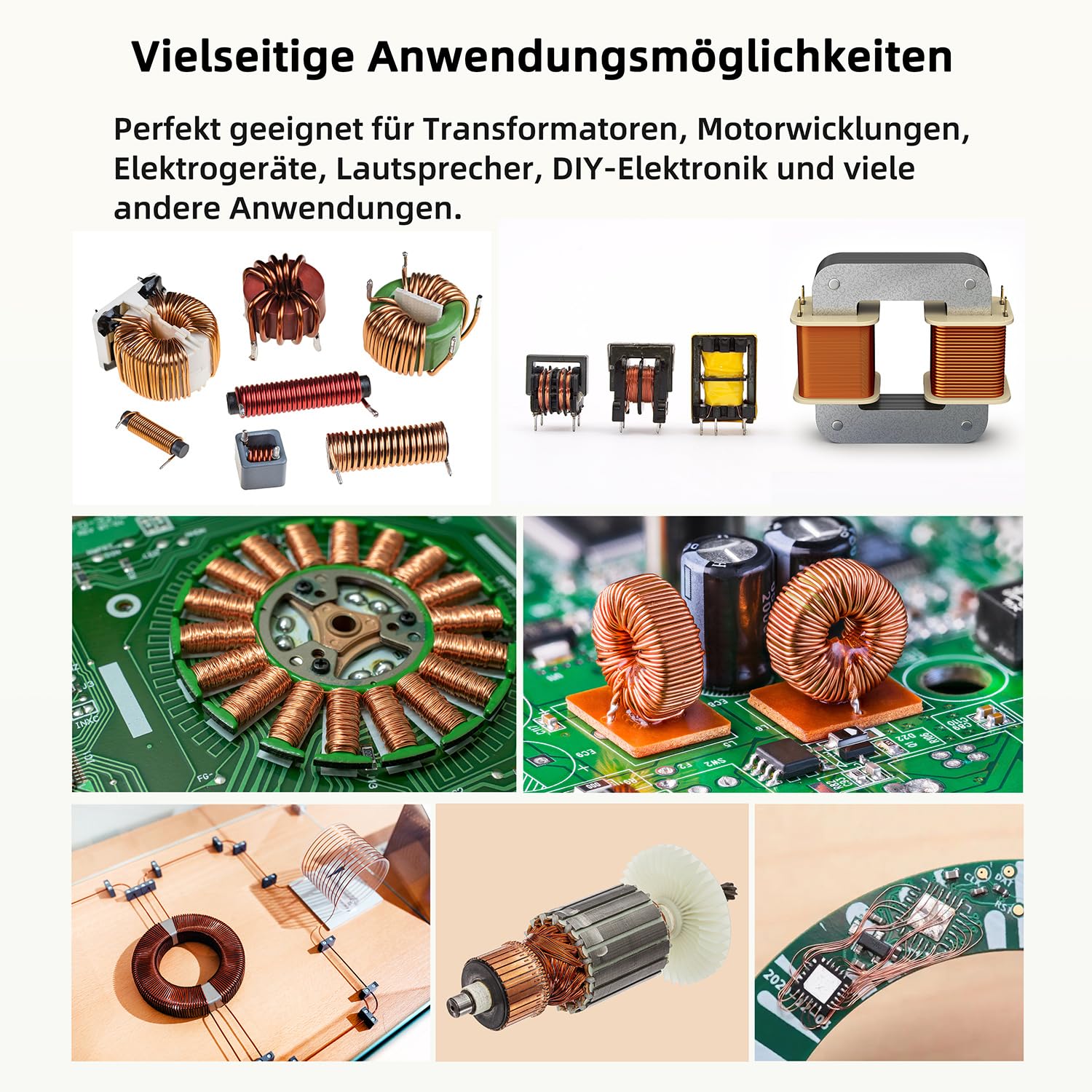 KWOKWEI Koperdraad, 0,6 mm x 100 m koperlakdraad, 99,9% zuiver koperdraadspoel, T2 magneetdraad voor elektrotechniek, handwerk, lassen en doe-het-zelf KWOKWEI Koperdraad, 0,6 mm x 100 m koperlakdraad, 99,9% zuiver koperdraadspoel, T2 magneetdraad voor elektrotechniek, handwerk, lassen en doe-het-zelf