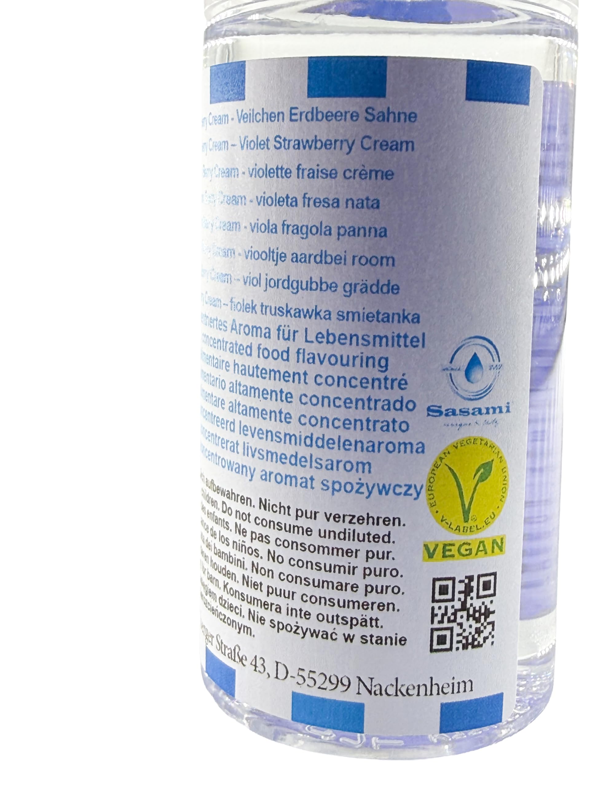 Blush Berry Cream - violette fraise crème arôme concentré - Vegan - Sasami - 100 ml
