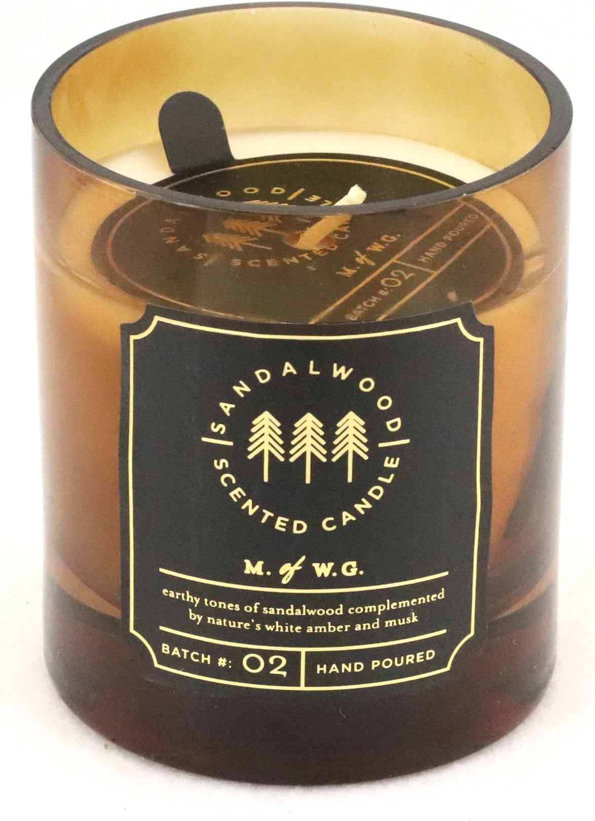 Makers of Wax Goods Scented Candle Medium Single Wick Sandalwood