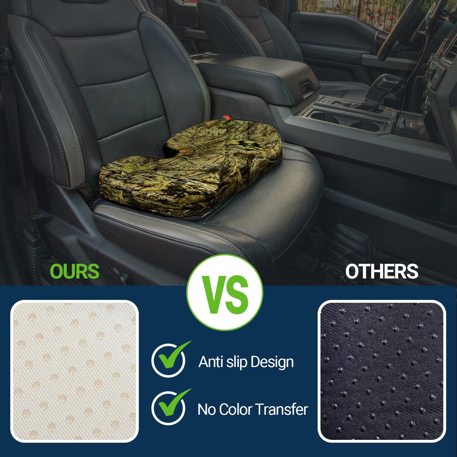 Season Guard Tailbone Pain Relief Office Chair Seat Cushion Memory Foam Gel Seat Cushion for Sciatica Pain Relief — view 7