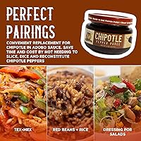 Vista 5 de Louisiana Pepper Exchange - Puré de pimiento chipotle, salsa con sabor picante, ahumado y dulce, condimento para marinada, adobo, aderezo ranch