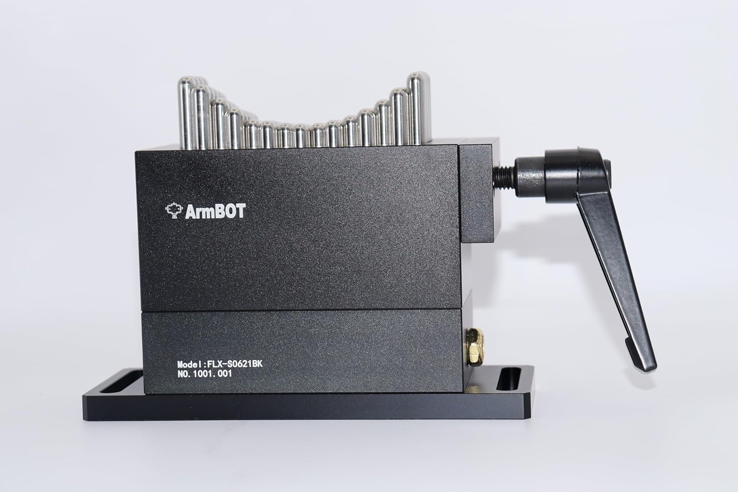 Flexible Fixture CNC Assembly Flexible Claw Universal Clamp 30x79MM SUS Stainless Steel for CNC Laser Marking Machine FLX-S0621,Black