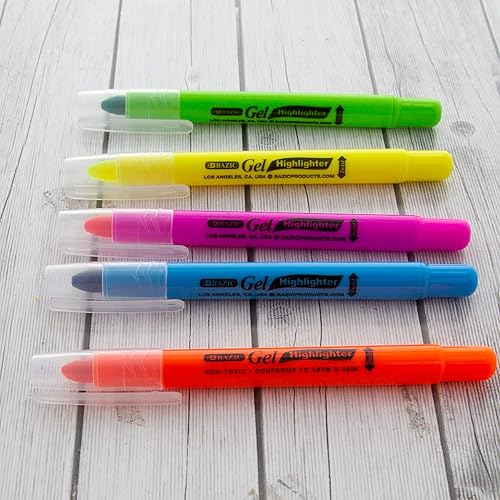 Vista 7 de BAZIC 5 Resaltador de gel fluorescente (2341)