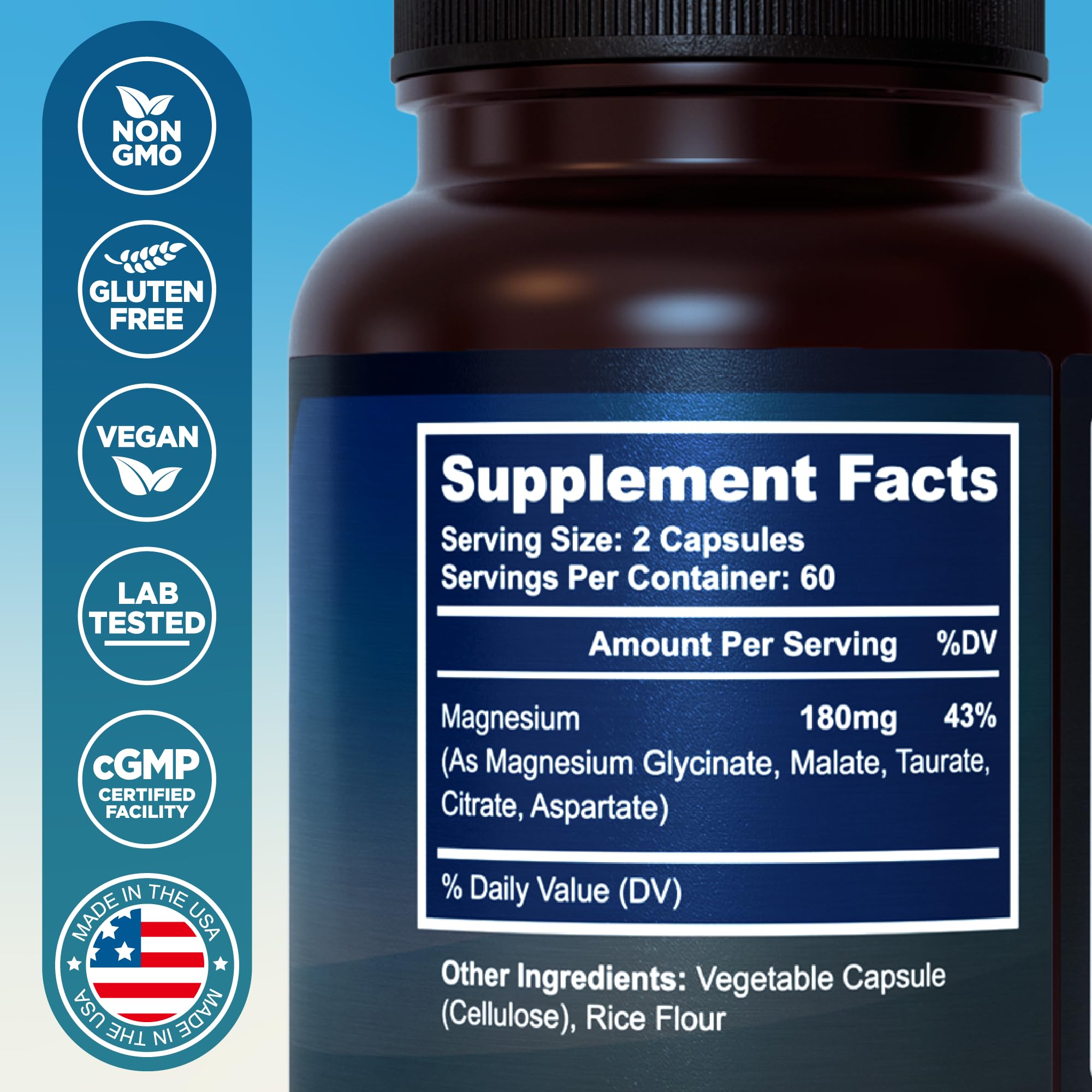 MyoActivo 5-in-1 Magnesium Complex for Women, High Absorption, 120 Capsules — Amazon image 2