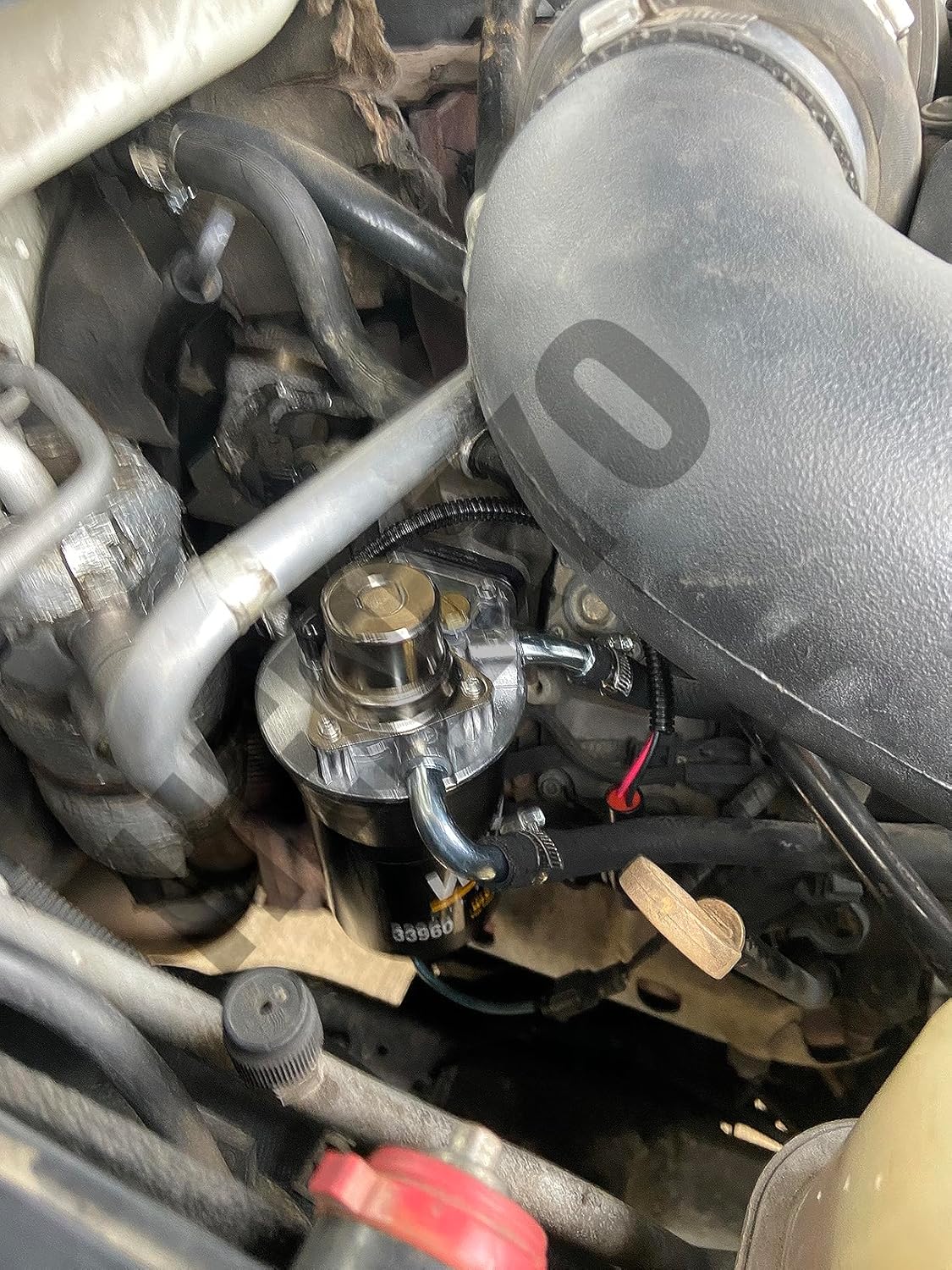 12639448 12642623 Diesel Fuel Filter housing primer pump for 6.6L Duramax 2005-2016 Chevy GMC 2500HD/3500HD | 3 Micron Rating | Replaces TP3018, TP3012, 12664429, 12633243