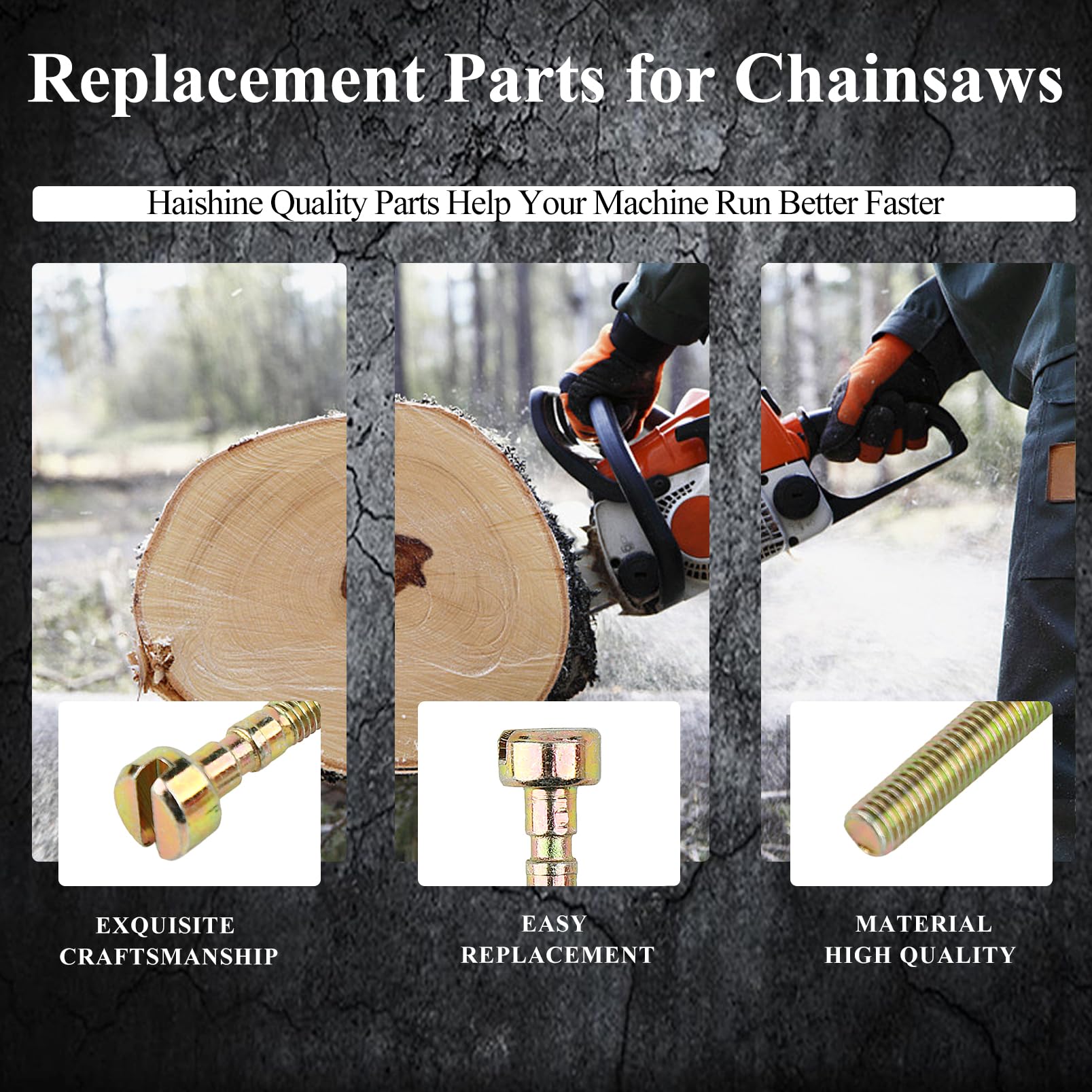 Tendeur De Chaîne 55 Mm Pour Tronçonneuse Husqvarna, Stihl - Filetage M5 - Marque MaKu7 - Neuf D'origine Allemagne