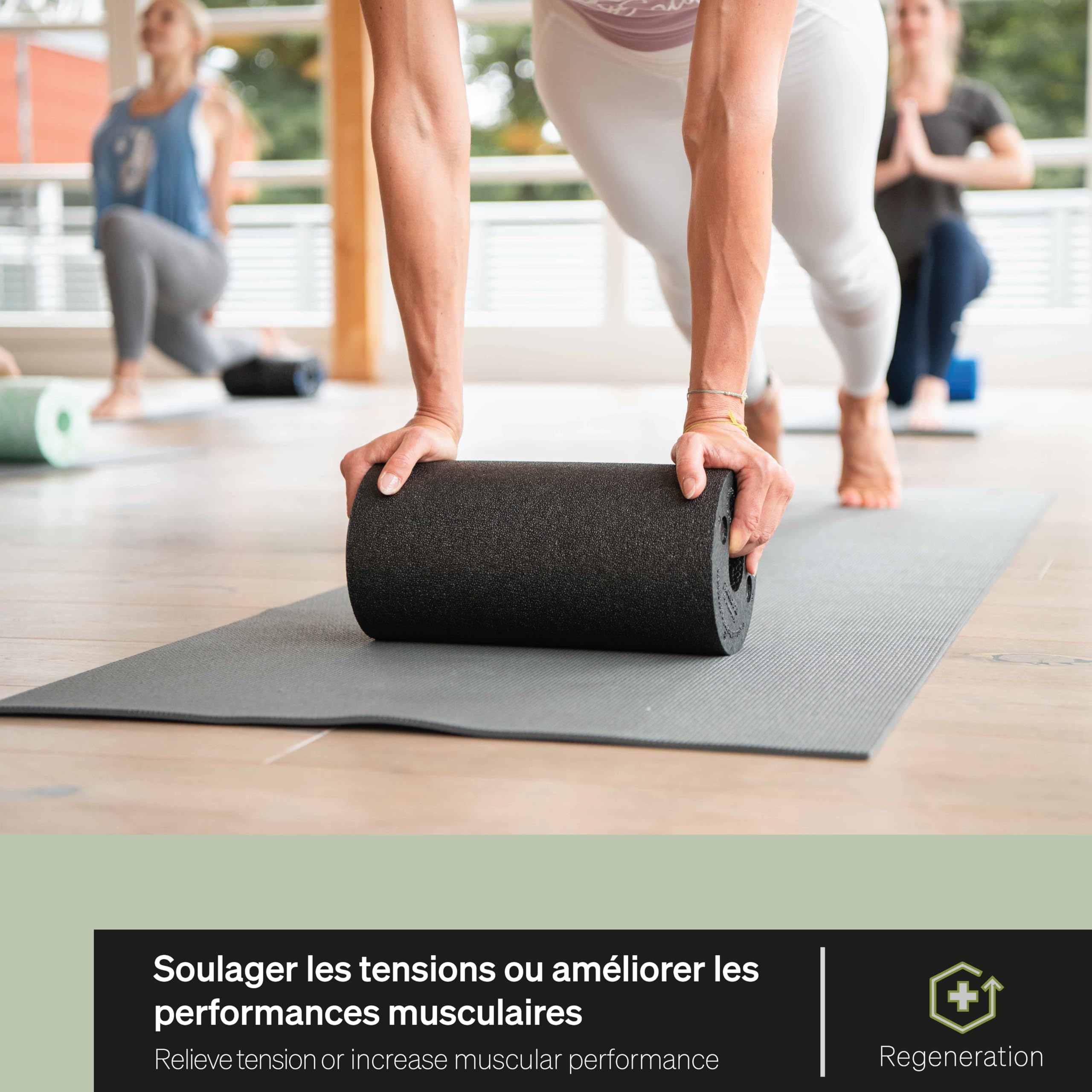 BLACKROLL® BLACKBOX | Kit de massage avec rouleau, balle et duoball de massage | Set d'automassage et de yoga pour massage efficace des trigger points | Kit pour fascias