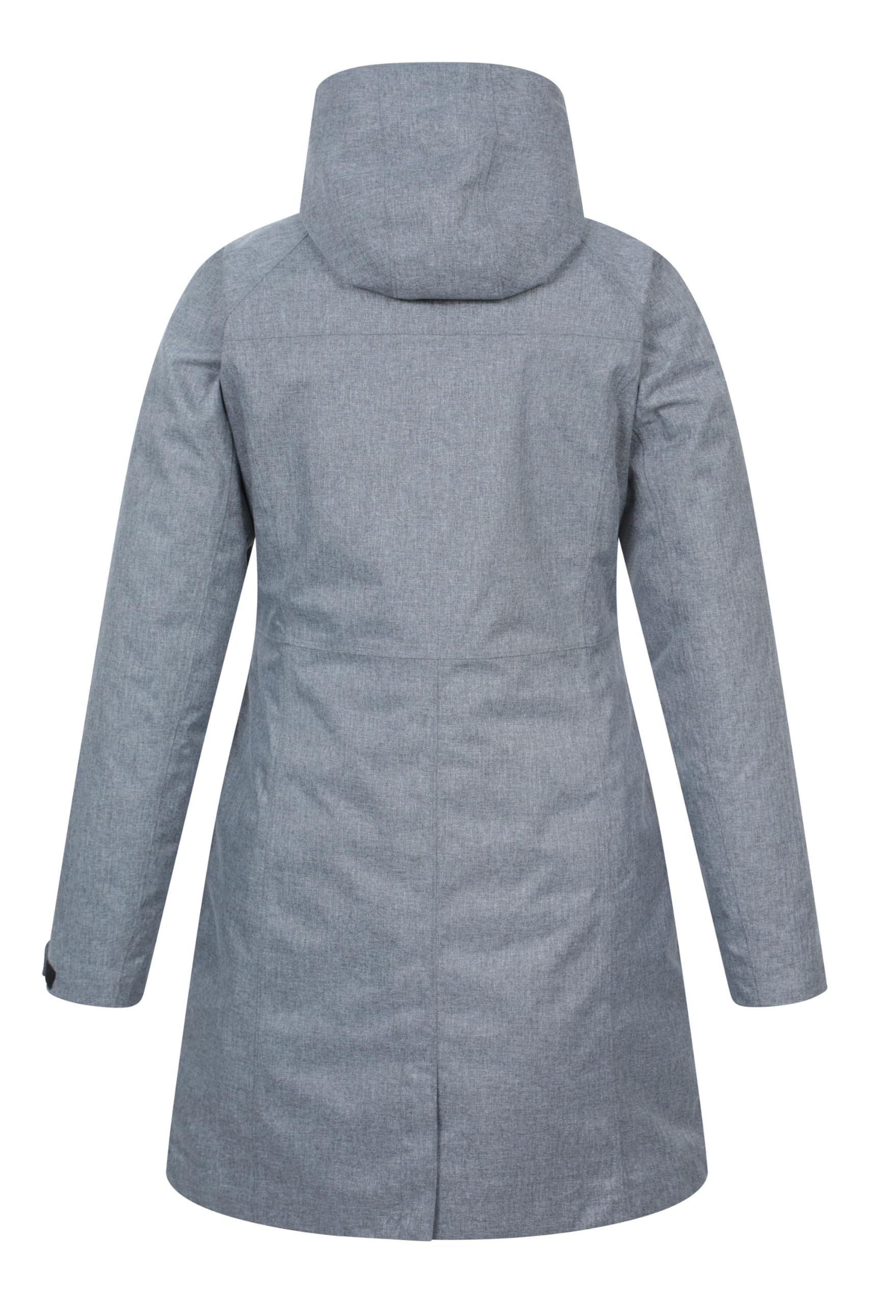Mountain Warehouse Alaskan Lange Damen 3-in-1 Jacke | Wasserdicht mit verstellbarer Kapuze, Herausnehmbare Innenjacke & verschweißte Nähte, Ideal für Regen & Winter