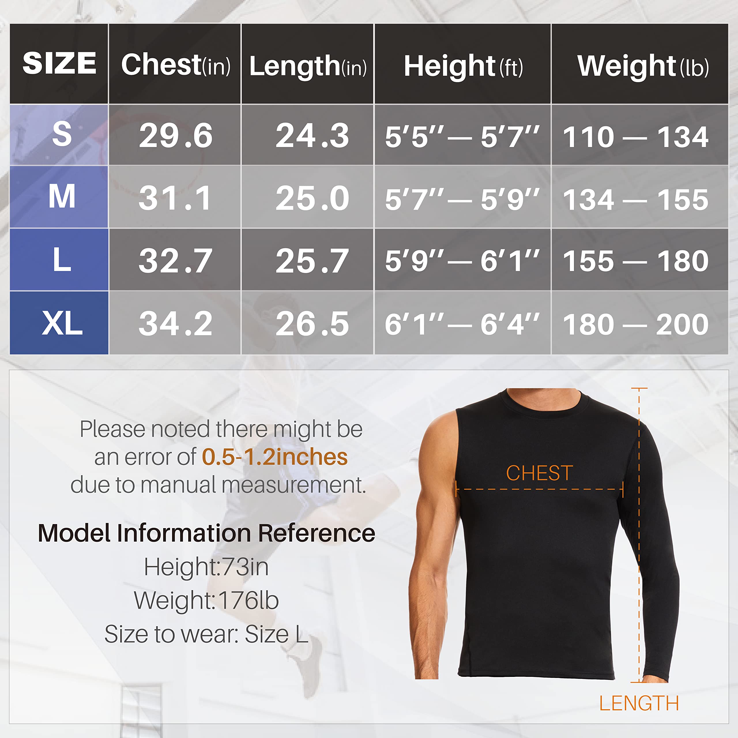 Camiseta de compresión de baloncesto para hombre, de manga larga, con un brazo, atlética, para entrenamiento, capa base