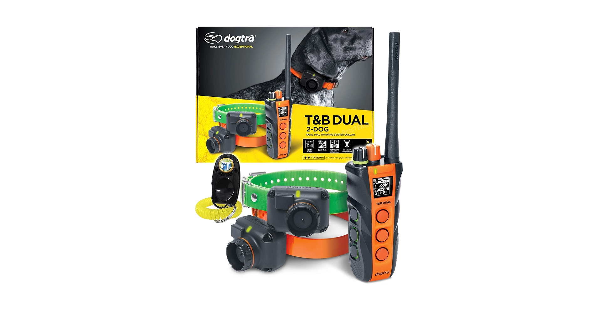 Amazon.com: Dogtra T&B Dual Dial 2-Dogs Remote Training and