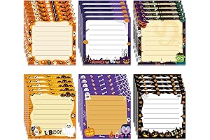 30 Pack Halloween Sticky Notes - 600 Sheets Spooky Halloween Memo Notes...