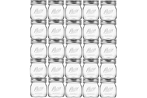 Half Pint Jars with Lids: 8 oz Mason Jars for Canning and Storage