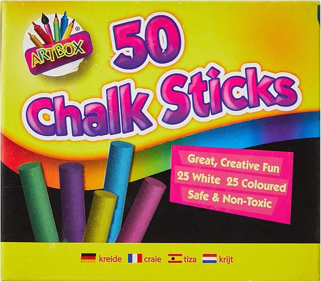 Chalks - Assorted Colours (Pack of 50)