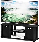Furinno 13054AM/BK/MBR Centre de divertissement Econ, Americano/Noir/Brown