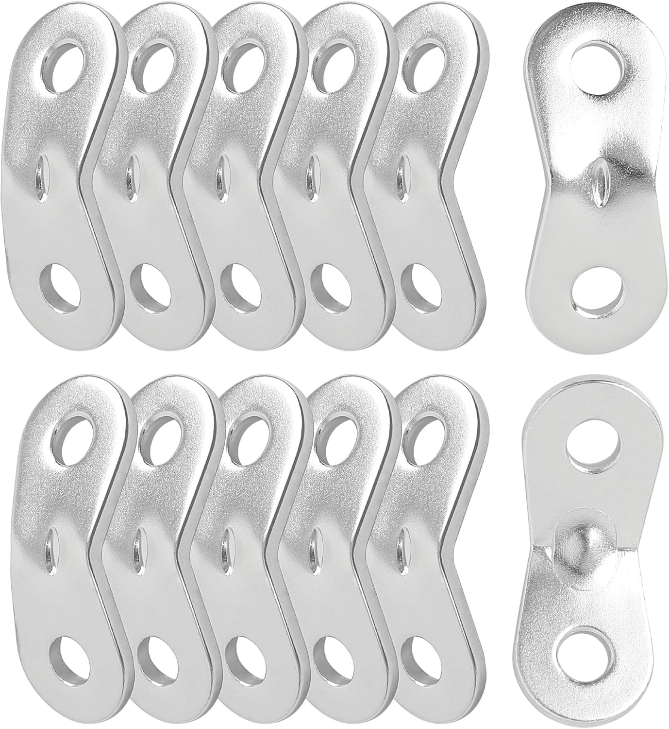 sourcing map 12PCS Aluminum Alloy Guyline Rope Tensioner, Adjustable