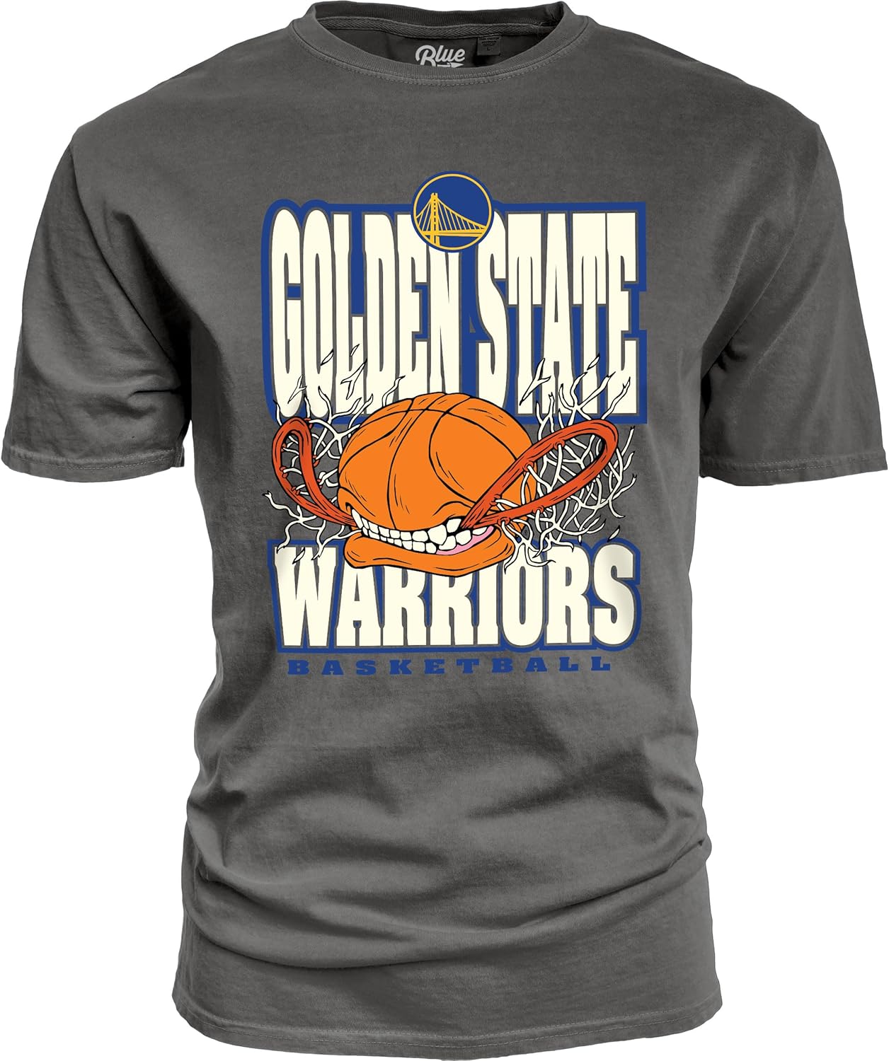 Blue 84 Unisex Kid's NBA Officially Licensed Youth T-Shirt Ringspun Basketball Bite