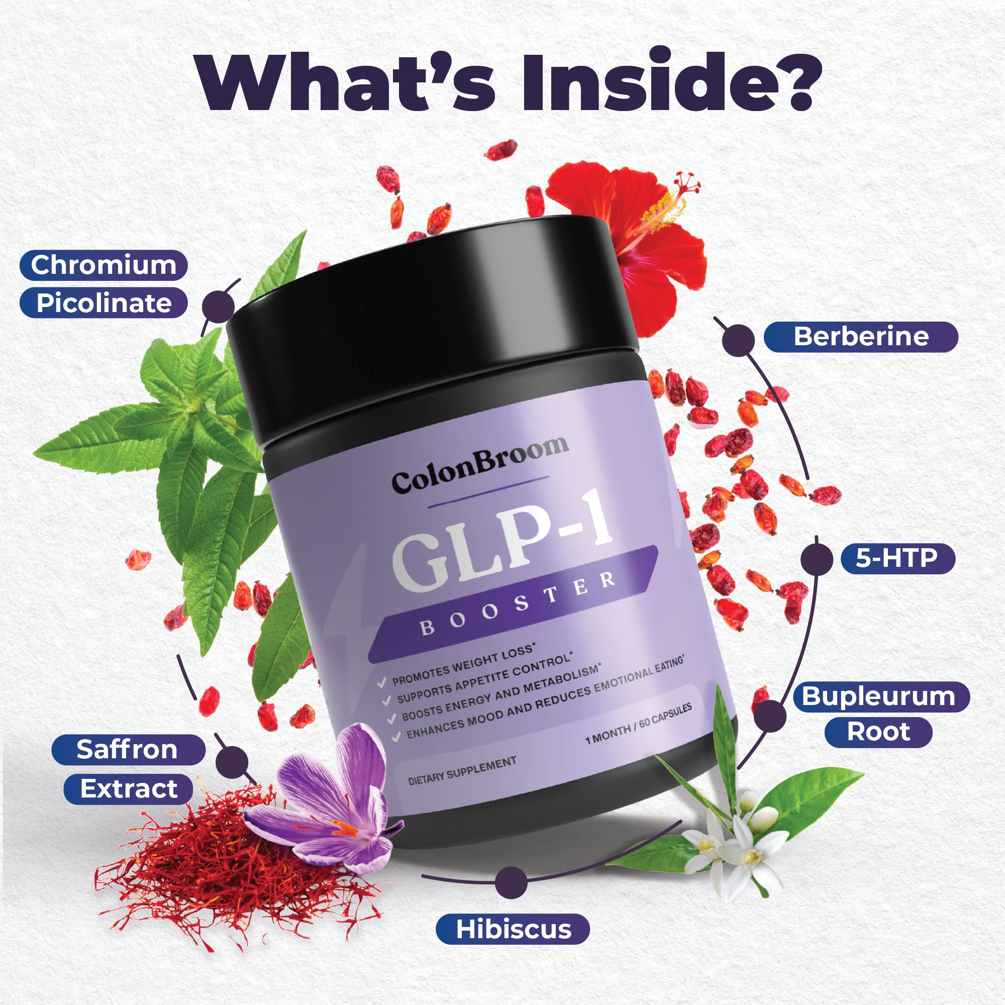 colonbroom glp 1 booster review Amazon.com: ColonBroom GLP-1 Weight Management Supplement for Women & Men -  GLP1 Supports Appetite Control, Energy & Mood Balance - Vegan, Gluten-Free  Diet Capsules