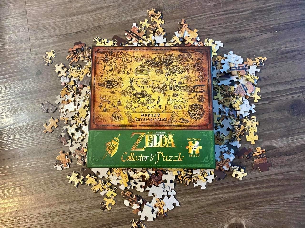 Legend of Zelda 550 Piece Puzzle USAopoly: Jelajahi Dunia Hyrule yang Menakjubkan!