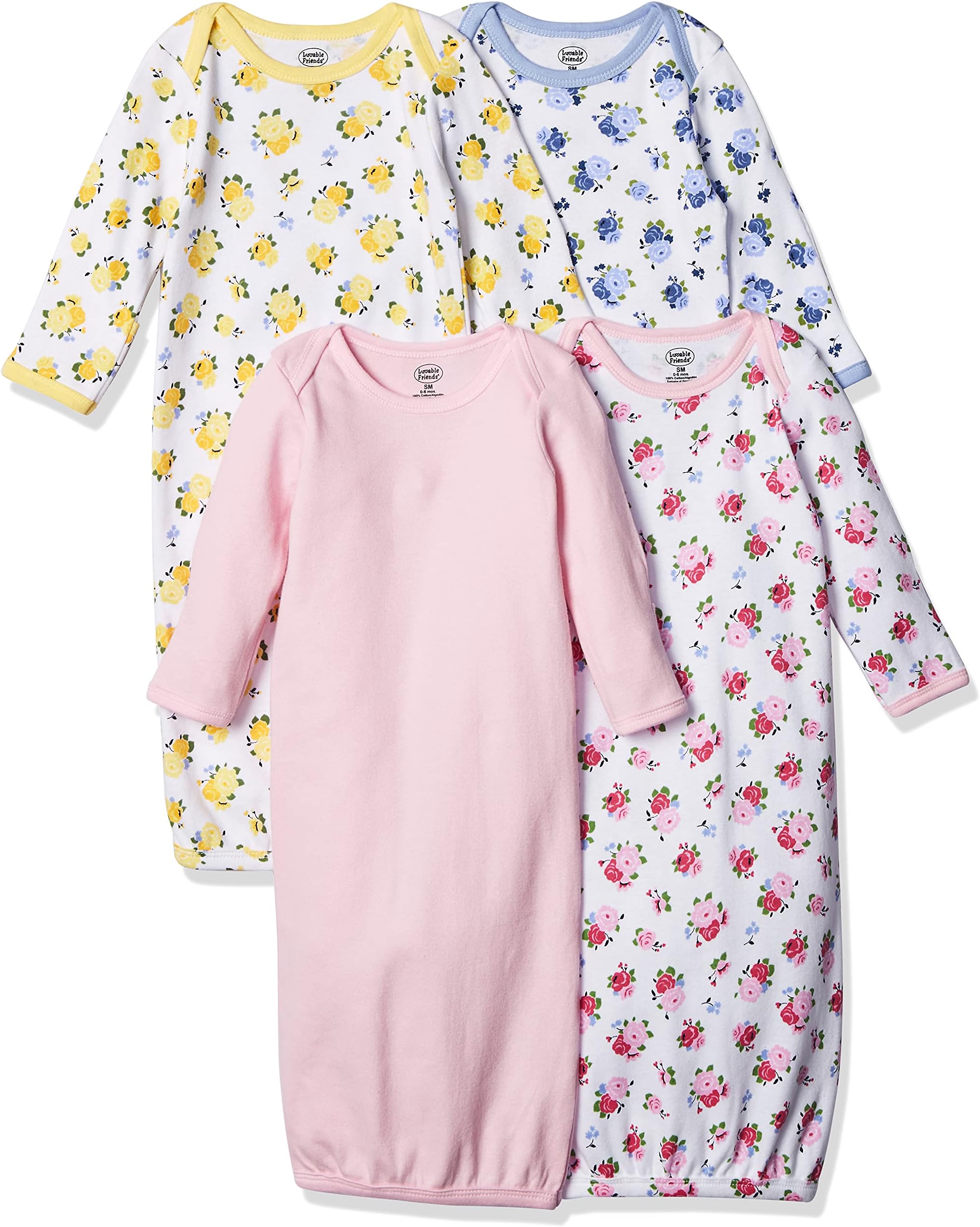 Luvable FriendsBaby Girls' Cotton Gowns