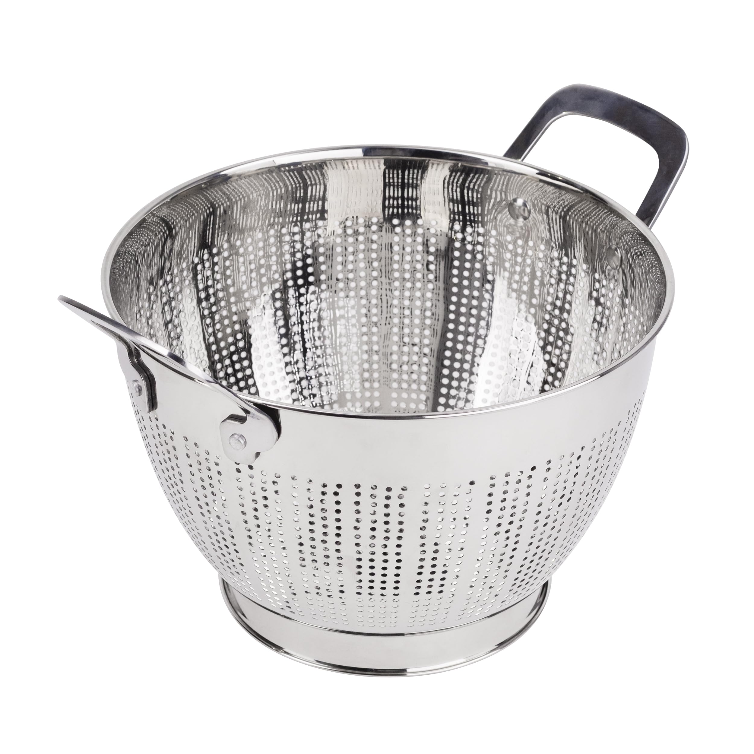 Colino Grande 25 Cm Con Manico - Scolapasta In Acciaio Per Pasta, Verdura E Riso - Foto 5