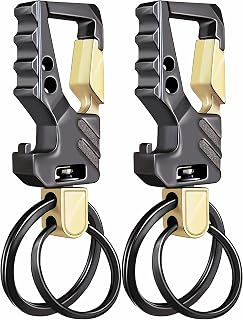 Key Chains EDC Key Rings Bottle Opener Keychain Car Keys Tactical Carabiner Keychain with Clip