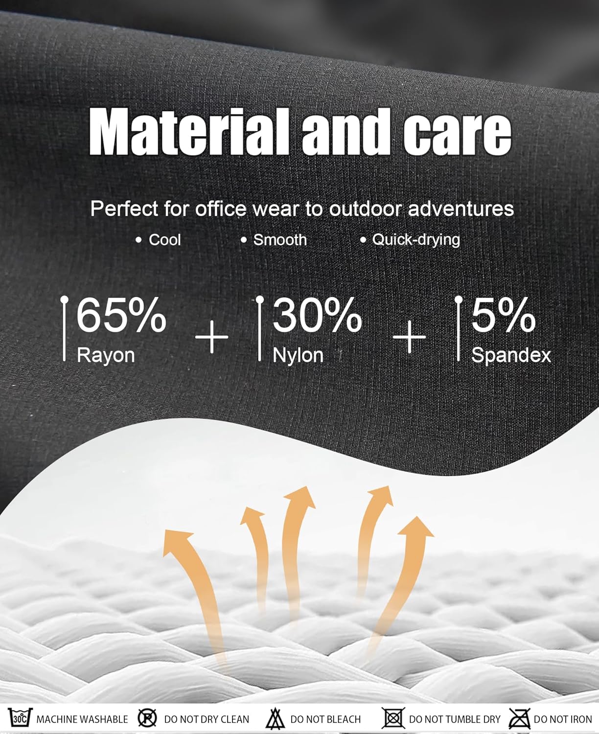 Susclude Parachute Cargo Pants for Men Loose Fit Baggy Sweatpants Casual Pant with Pocket Outdoor Drawstring Trousers 2025 - Image 5