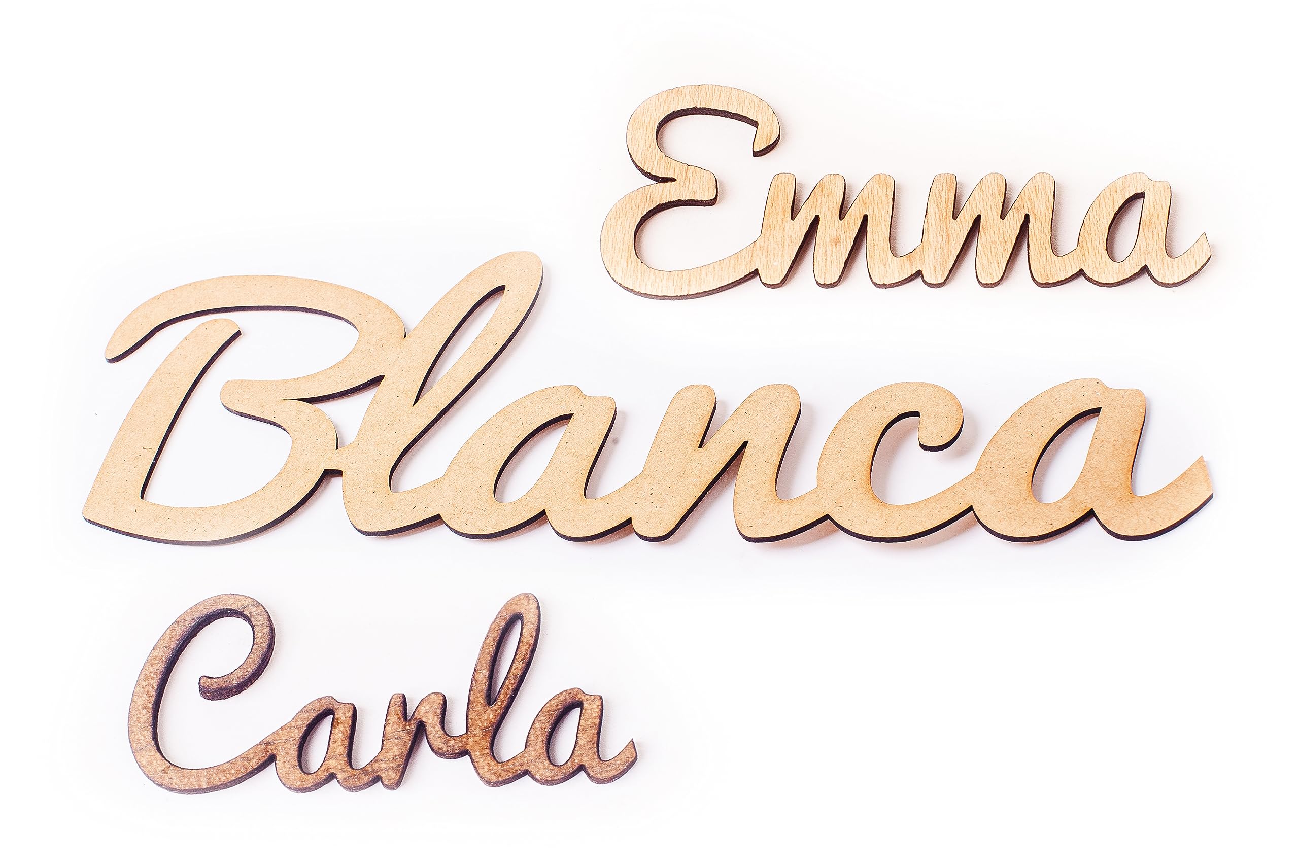 Nombres de madera personalizados para decoración hogar, habitación infantil niño niña Regalos personalizados boda bautizo comunión