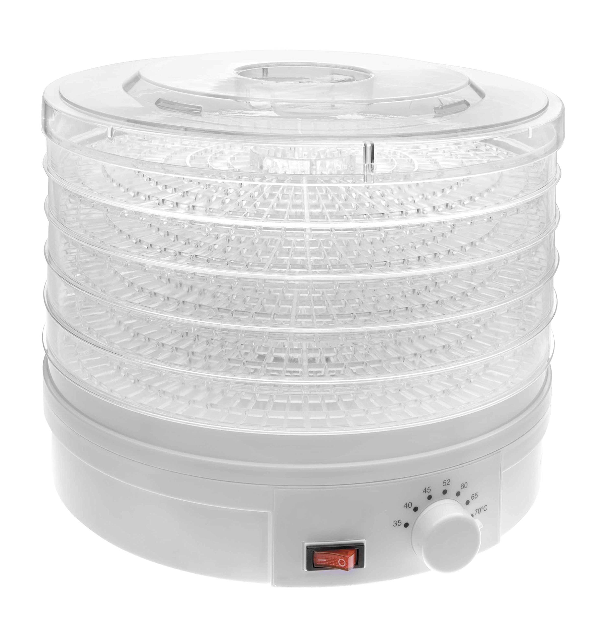 Lacor 69123 - Deshidratador de Alimentos, Desecadora de Fruta, 5 Bandejas | Para un uso práctico y profesional en cocina; con 13,5 L de capacidad, ideal para cocina profesional y uso diario en casa