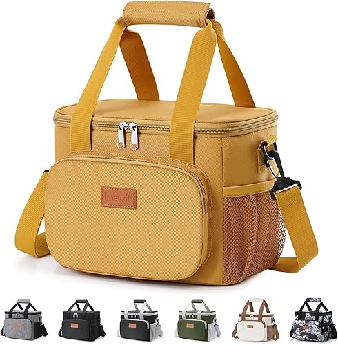 Miniatura 42 de Lifewit - Bolsa de almuerzo grande aislada, lonchera suave con enfriamiento para adultos, hombres, mujeres.