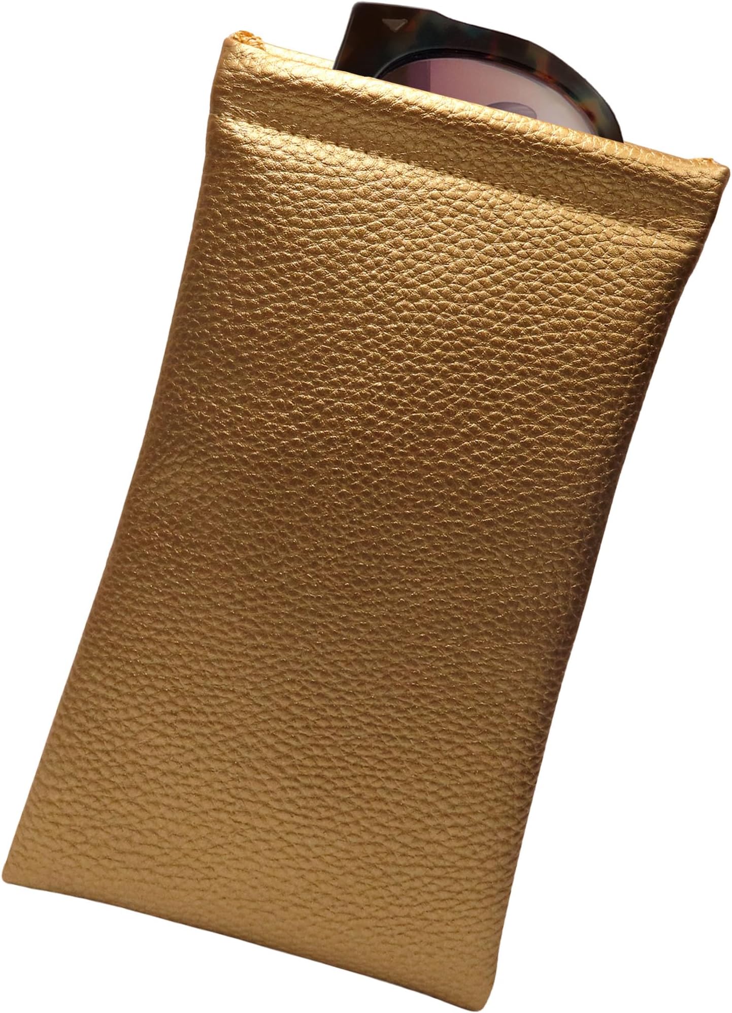 Soft Sunglasses case | Large Glasses Case Holder - Eyeglass Pouch Squeeze Top | Glasses pouch Lightweight Extra Layers